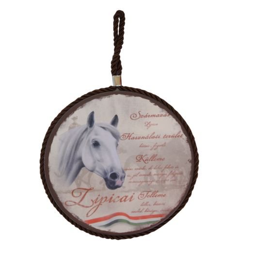 EDÉNYALÁTÉT 16CM LIPICAI            MAGYAR LÓFAJTÁK, KERÁMIA/PARAFA