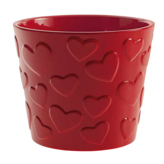 VALENTINE KASPÓ 14 BORDÓ SZÍV MINTÁVAL DOMBORNYOMOTT