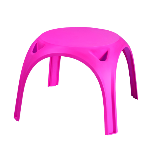 ASZTAL GYEREK"MONOBLOCK KIDS TABLE" MŰANYAG, RÓZSA, 64X64X48