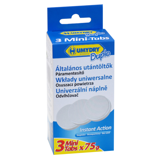 HUMYDRY DUPLO UTÁNTÖLTŐ SEMLEGES 3X75G