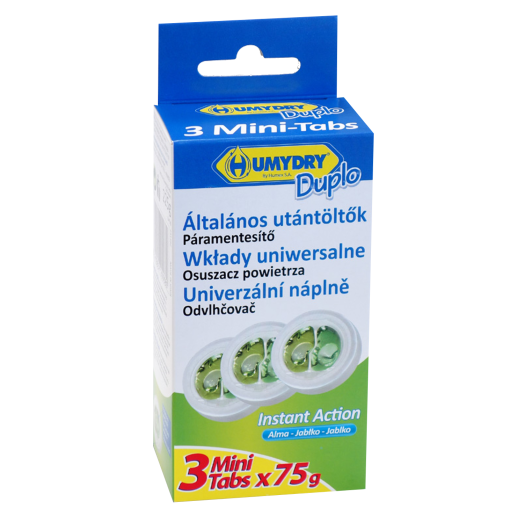 HUMYDRY DUPLO UTÁNTÖLTŐ ALMA 3X75G