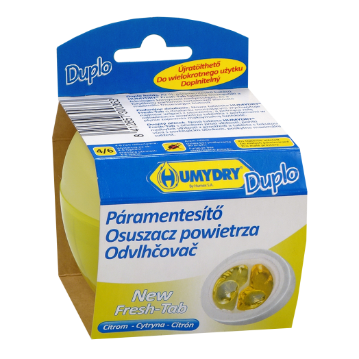 HUMYDRY DUPLO PÁRAMENTESÍTŐ CITROM  75G