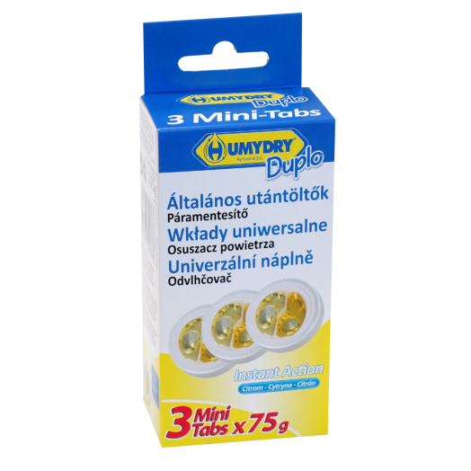 HUMYDRY DUPLO UTÁNTÖLTŐ CITROM      3X75G