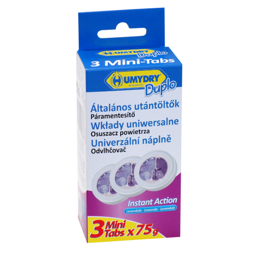 HUMYDRY DUPLO UTÁNTÖLTŐ LEVENDULA 3X75G