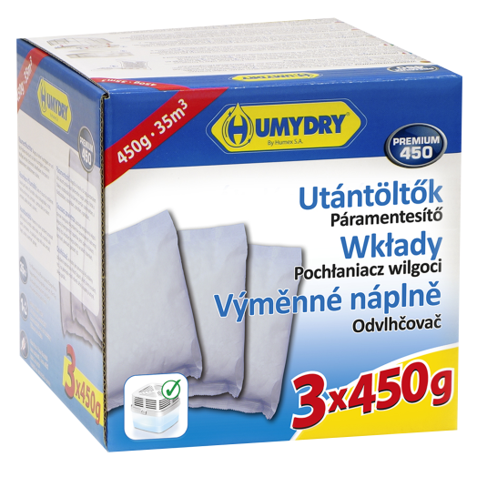 HUMYDRY UTÁNTÖLTŐ 3X450G