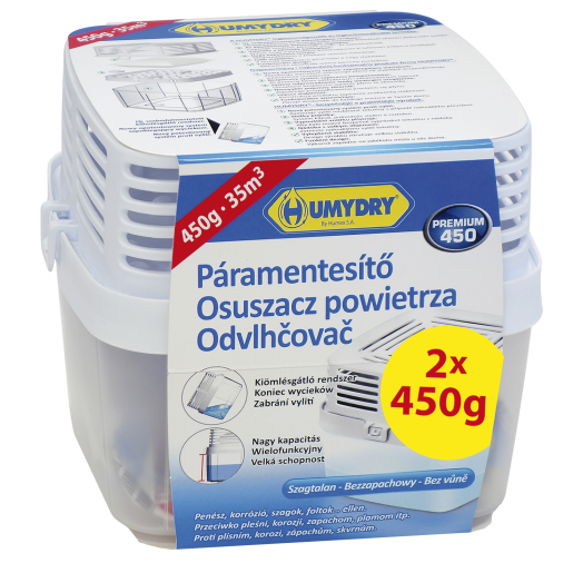 HUMYDRY PREMIUM PÁRAMENTESÍTŐ 450G + AJÁNDÉK UTÁNTÖLTŐ 450G