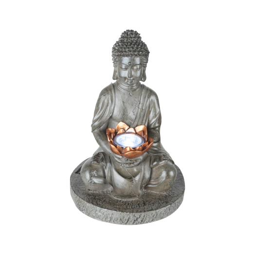 SZOLÁR KERTI LÁMPA BUDDHA