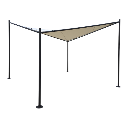 NAPÁRNYÉKOLÓ PILLANGÓ 350X350CM FÉM ÉS POLIÉSZTER