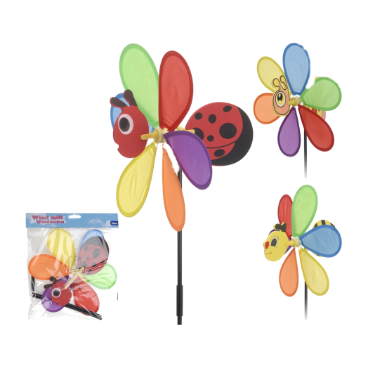 SZÉLKERÉK FIGURÁS 75CM ÁTM.:30CM    NYLON 3FÉLE MODELL