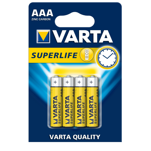 VARTA SUPERLIFE MIKRO ELEM AAA 4DB/BLISZTER