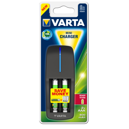 VARTA MINI AKKUTÖLTŐ 2X800 MAH      57646201421