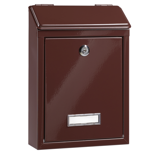 POSTALÁDA FAVOR LB 3 BR BARNA       HORGANYZOTT ACÉL, 300X210X60MM