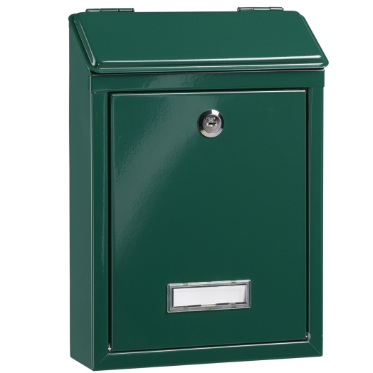 POSTALÁDA FAVOR LB 3 GR ZÖLD        HORGANYZOTT ACÉL, 300X210X60MM
