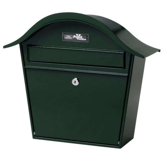 POSTALÁDA HOLIDAY 5842 GR ZÖLD, GALVANIZÁLT ACÉL, 357X390X135MM