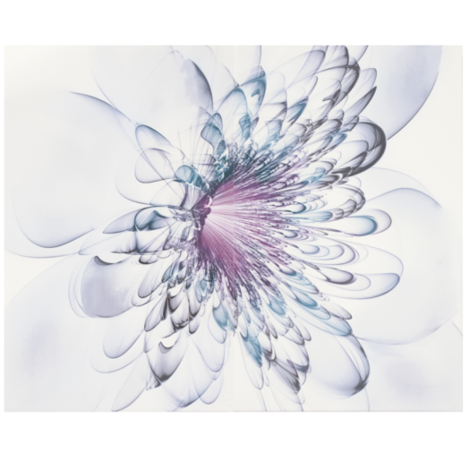 FLAVIS KÉTRÉSZES DEKORCSEMPE, FEHÉR 40X50 CM, VIRÁGMINTÁS