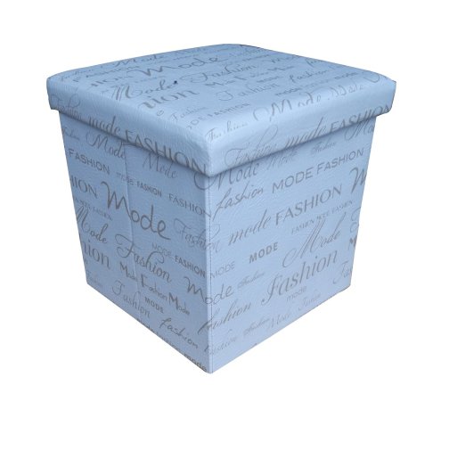 DESIGN TÁROLÓS ÜLŐKE FEHÉR FELIRAT