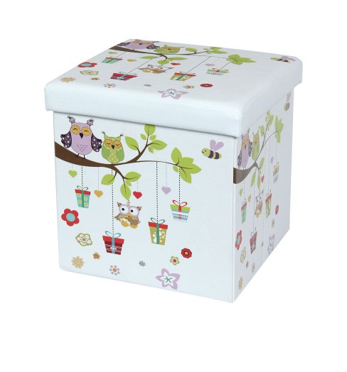 DESIGN TÁROLÓS ÜLŐKE BAGOLY MINTA