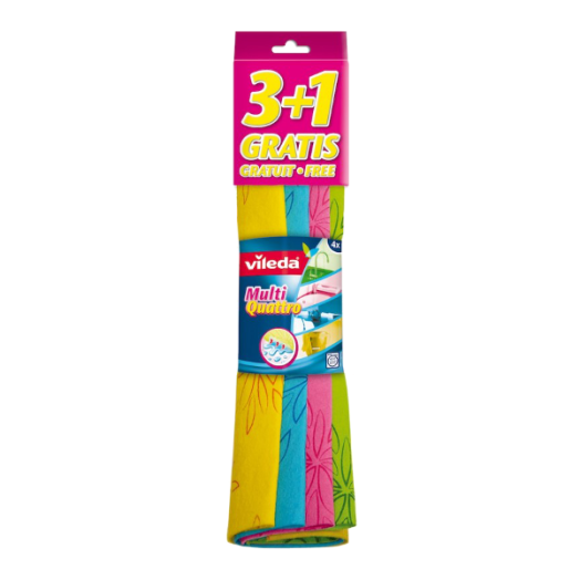 VILEDA MULTI QUATTRO 3+1 TÖRLŐKENDŐ, UNIVERZÁLIS (KONYHA+FÜRDŐ)