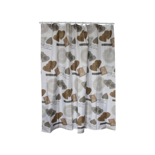 ZUHANYFÜGGÖNY, TEXTIL, 180X200 CM VINTAGE