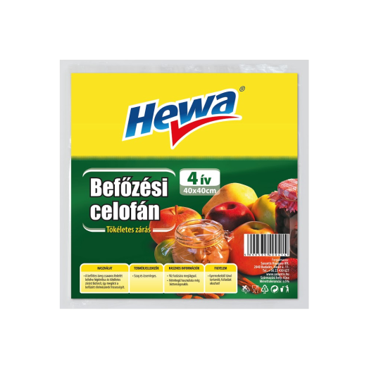 BEFŐZÉSI CELOFÁN 40X40CM ÍVES