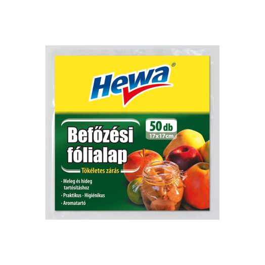 BEFŐZÉSI FÓLIALAP 17X17CM 50DB