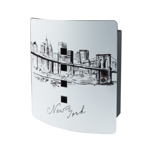 KULCSSZEKRÉNY "SKYLINE NEW YORK" 24X21X7CM