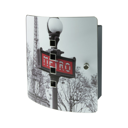 KULCSSZEKRÉNY "PARIS METRO" 24X21X7CM