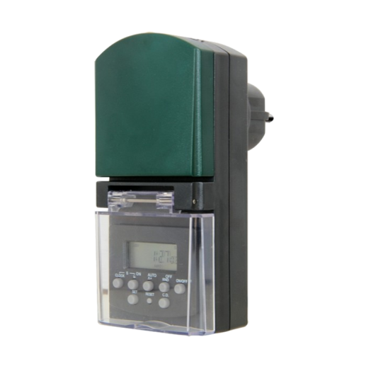 IDŐKAPCSOLÓ DIGITÁLIS HETI IP44     KÜLTÉRI,MAX.14 PROGRAM/HÉT (252240)