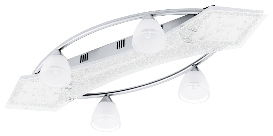 FUMOSA MENNYEZETI LÁMPA G9 4*40W    + LED KRÓM/SZATÉN BURA 70*25,5CM