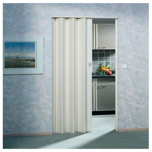 EUROSTAR PVC HARMONIKAAJTÓ 83X205CM FEHÉR
