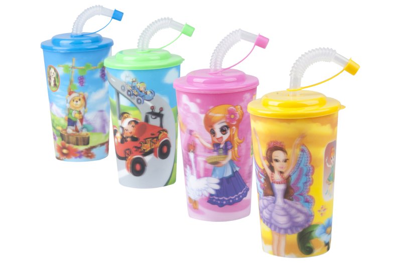 POHÁR 6DL SZÍVÓSZÁLAS DISNEY