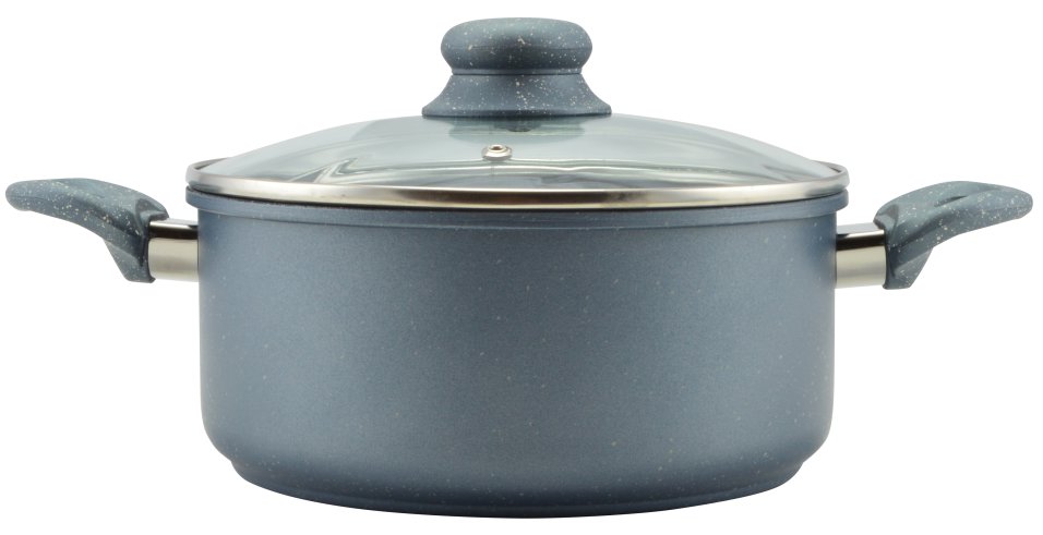 LÁBAS IRON LINE 2,4L FEDŐVEL 22,8CM TAPADÁSMENTES BEVONATTAL