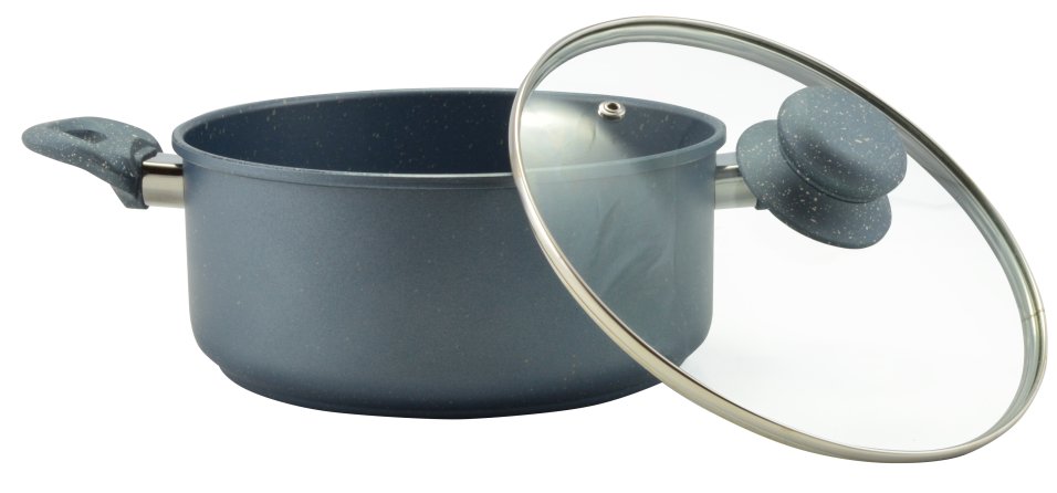 LÁBAS IRON LINE 5,5L FEDŐVEL 27CM TAPADÁSMENTES BEVONATTAL