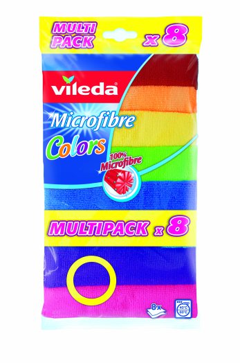 COLOR MIKROSZÁLAS TÖRLŐKENDŐ 8 SZÍN, VILEDA