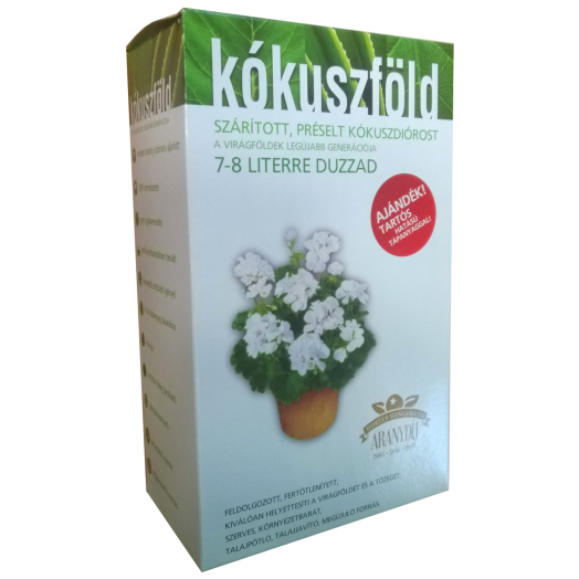 KÓKUSZFÖLD 0,65 KG                  SZÁRÍTOTT,PRÉSELT KÓKUSZDIÓROST