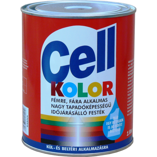 CELLKOLOR ZOMÁNCFESTÉK 1L FEHÉR SELYEMFÉNYŰ