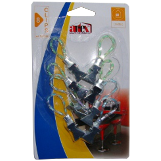 CLIPS CSIPESZ 8DB/CSOMAG            PVC, 1,5X5X1CM