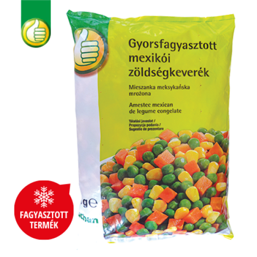 zöldségkeverék többféle