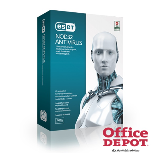Eset NOD32 Antivírus HUN 1 Felhasználó 1 év dobozos vírusirtó szoftver