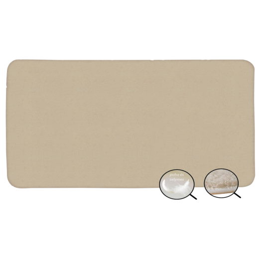 FÜRDŐSZOBASZŐNYEG, PREMIUM DIAMOND, XL, BEIGE, 60X100 CM