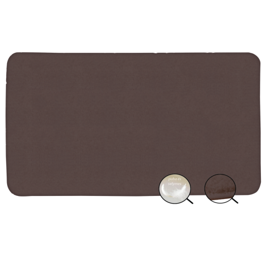 FÜRDŐSZOBASZŐNYEG, PREMIUM DIAMOND, XL, CHOCOLATE, 60X100 CM