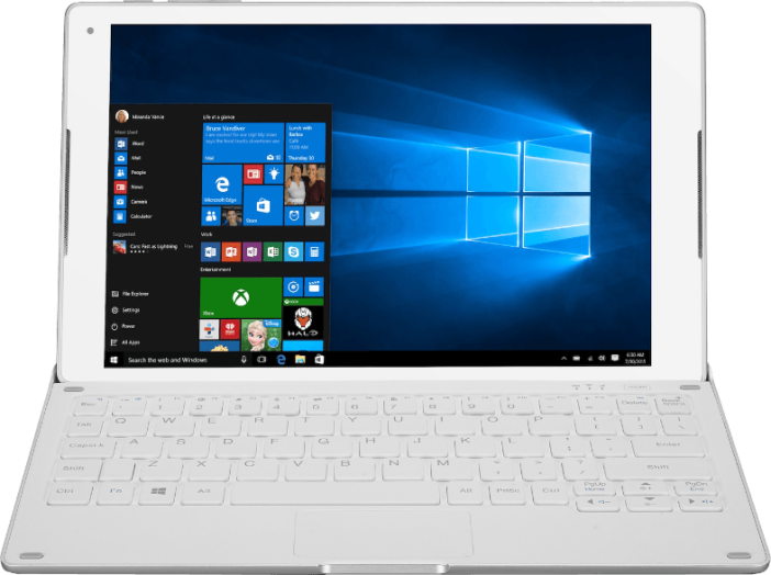 Plus 10 ezüst 10,1" tablet Wifi+3G (10,1"/Intel Atom/32GB/Windows 10) + Office 365 Personal