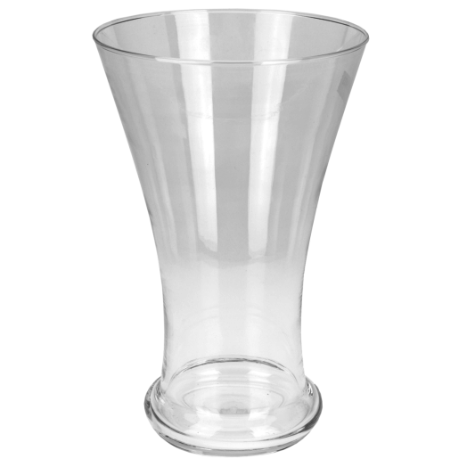 ÜVEG VÁZA 25CM D:18CM