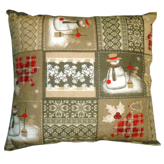 KARÁCSONYI DÍSZPÁRNA 40X40CM MINTÁS