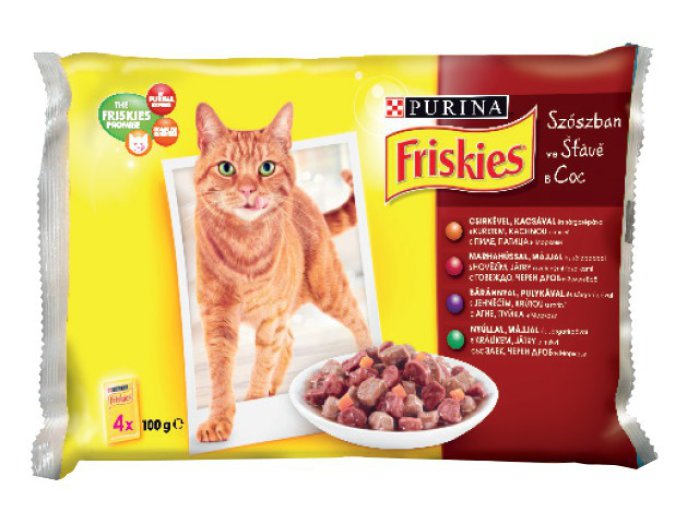 Friskies alutasakos macskaeledel multipack