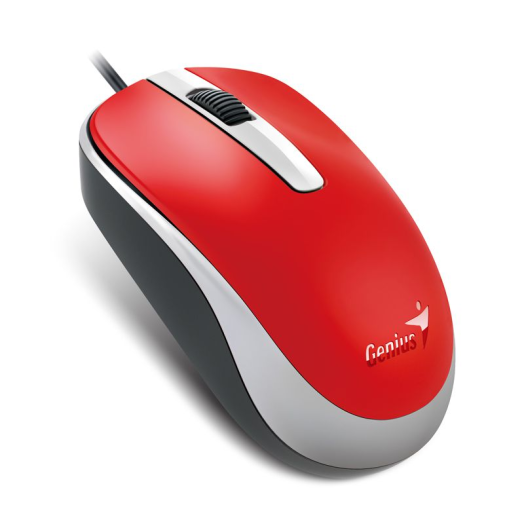 Genius DX-120 USB egér piros