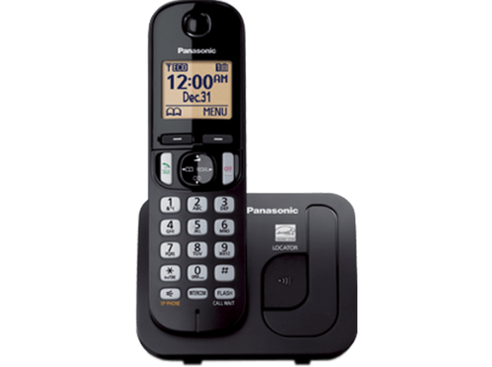 KX-TGC210PDB fekete dect telefon