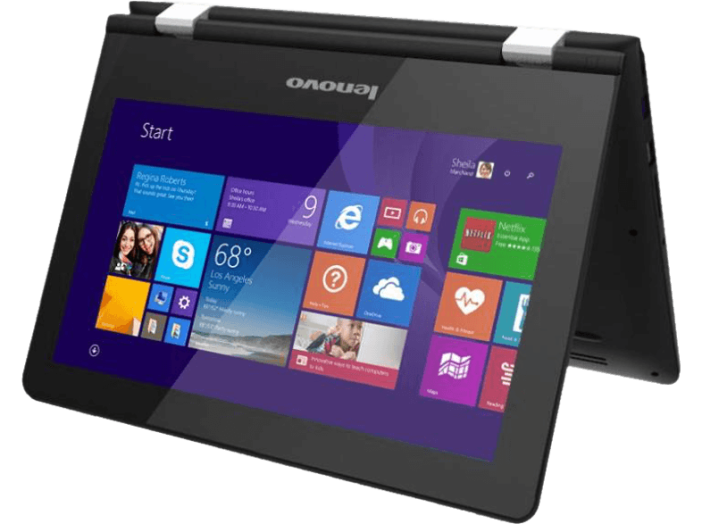 IdeaPad Yoga 300 80M1007H fekete (11,6"/Celeron/2GB/500GB/Windows 10)