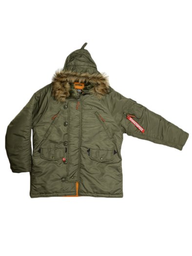 MEN PARKA OLIVE