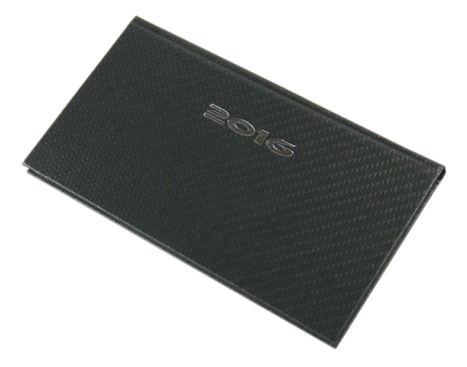 Zsebnaptár fekvő Carbon 5711